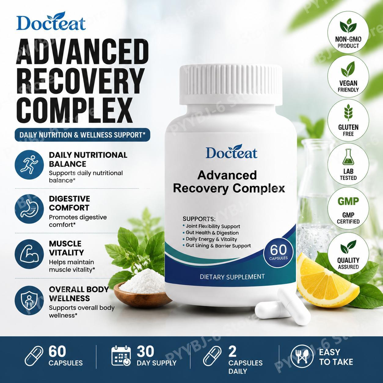 Health Wellness & Nutrition Center Llc - Kapsul Advanced Recovery Complex 60 dengan