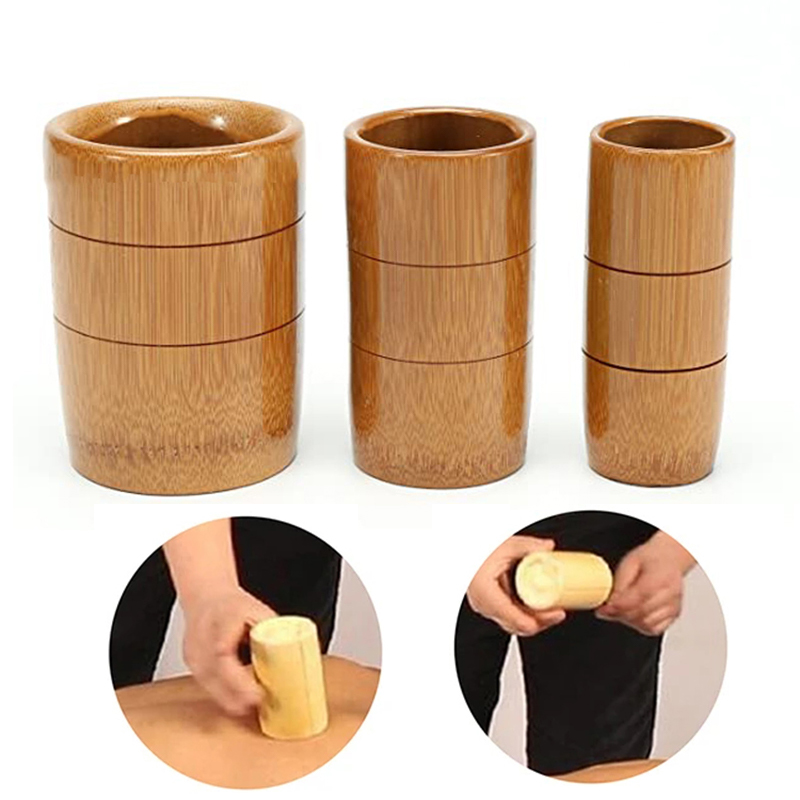 Cupping Therapy Set - Cangkir Bambu untuk Set Terapi Bekam