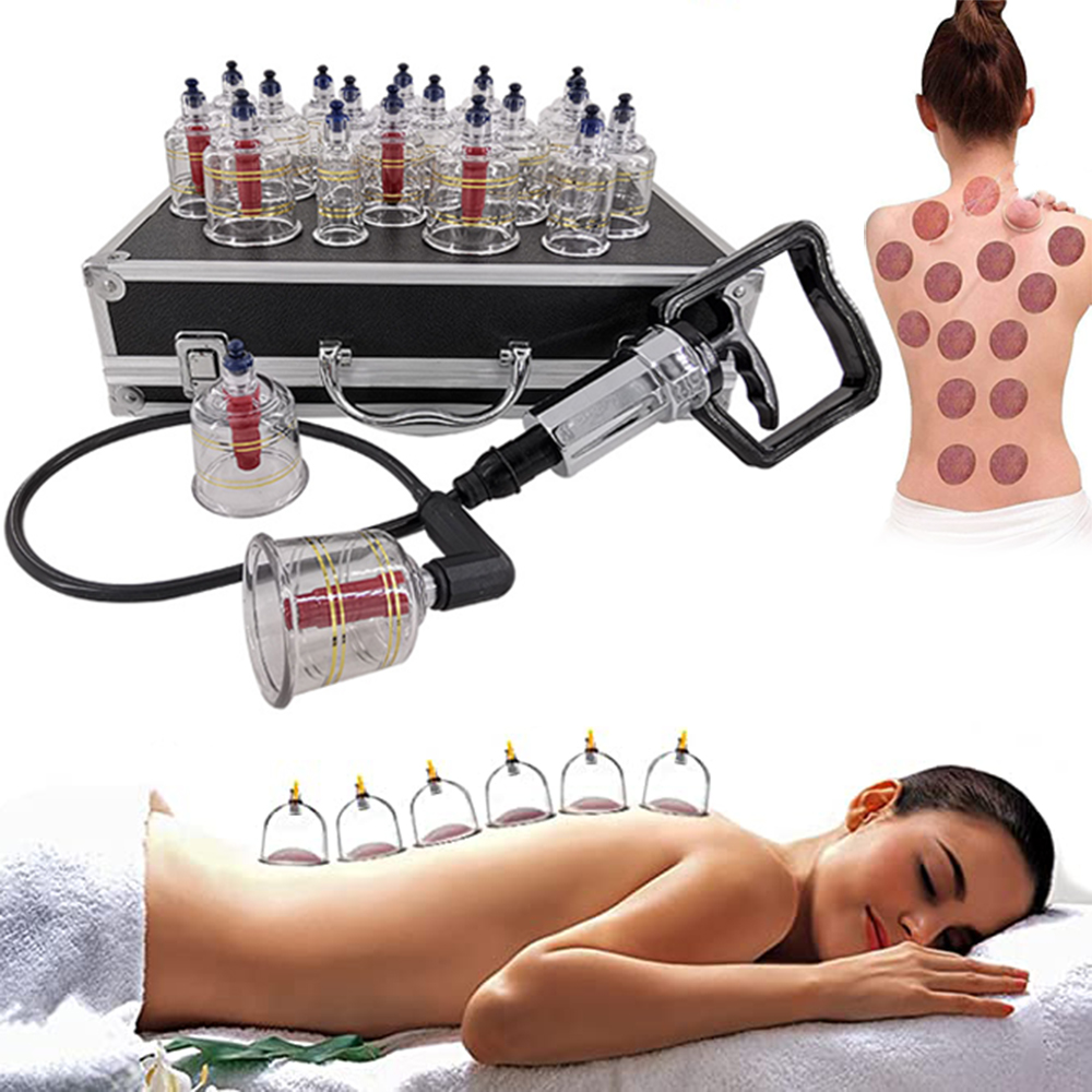 Cupping Therapy Set - Set bekam terapi 17 kaleng, cangkir