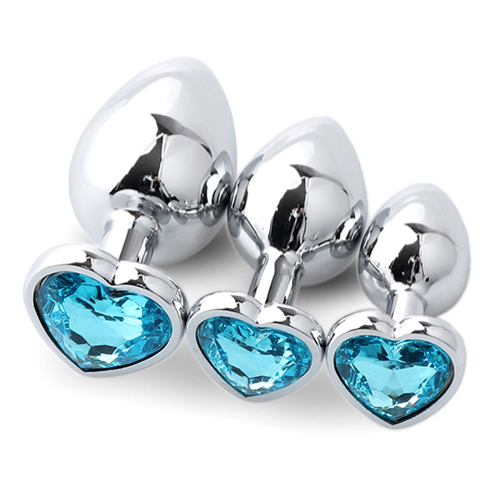 Health Wellness & Nutrition Center Llc - 3PCS Anal Plug Logam untuk Pasangan,