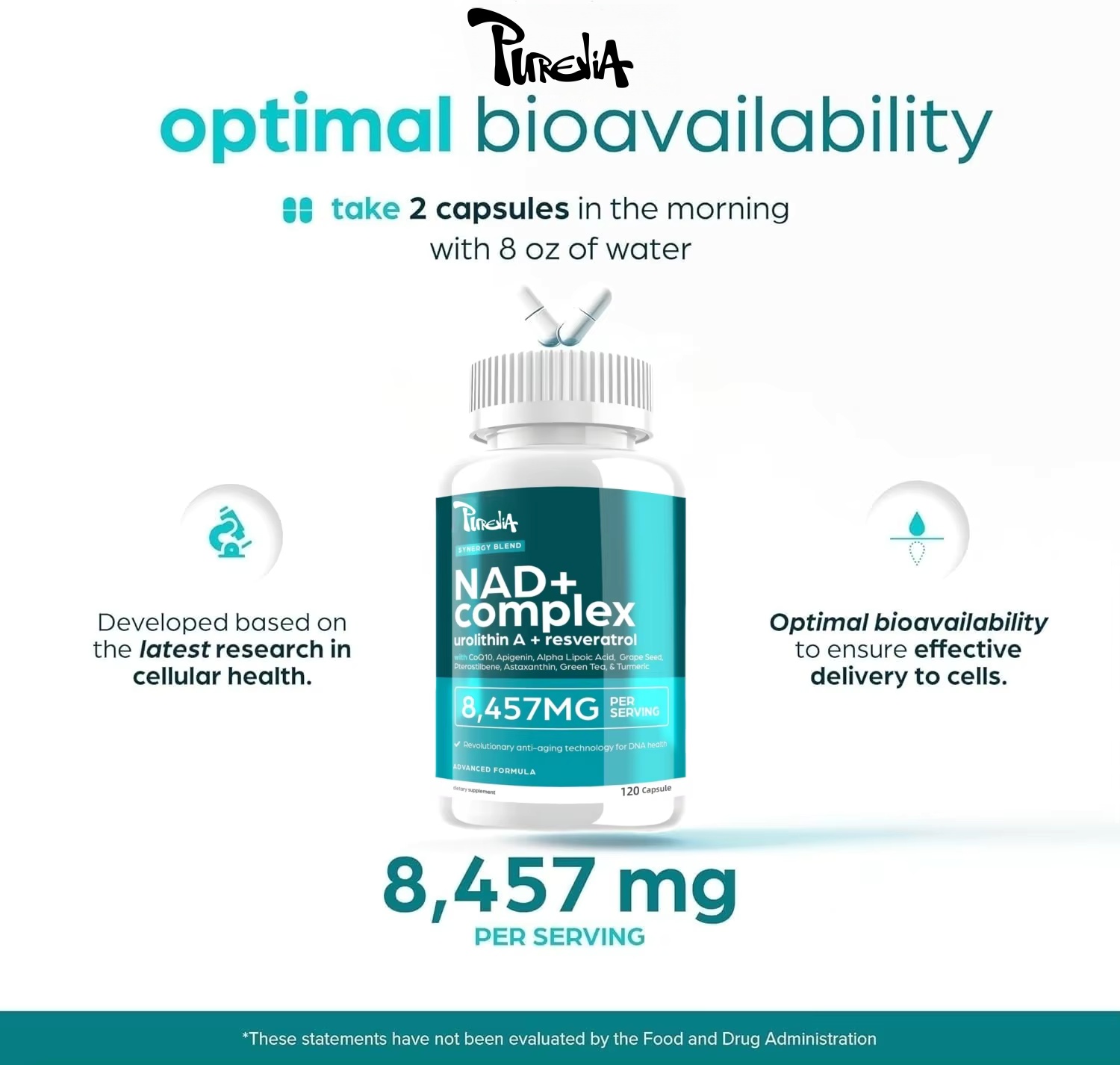 Suplemen NAD Plus - Energi Ala - Health Wellness & Nutrition Center Llc ulasan dan harga