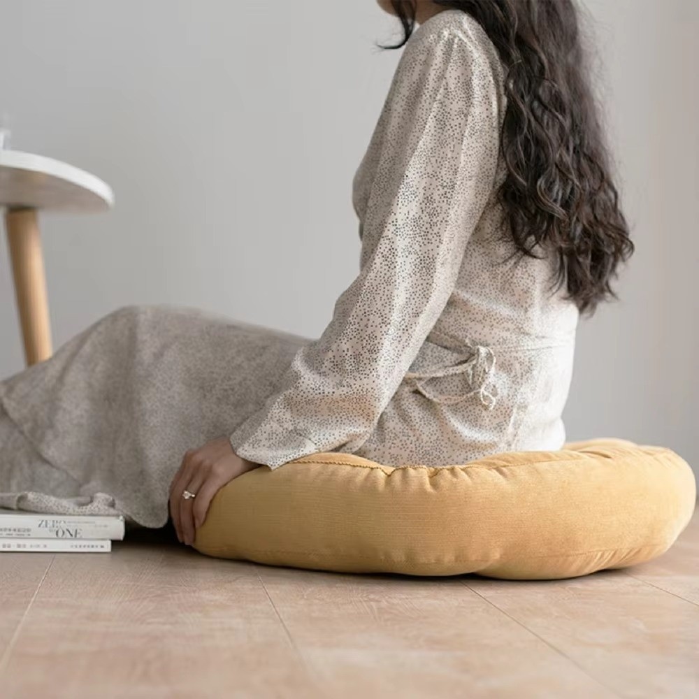 Bantal Lantai Kain Corduroy Wa - Meditation Cushion Zafu ulasan dan harga