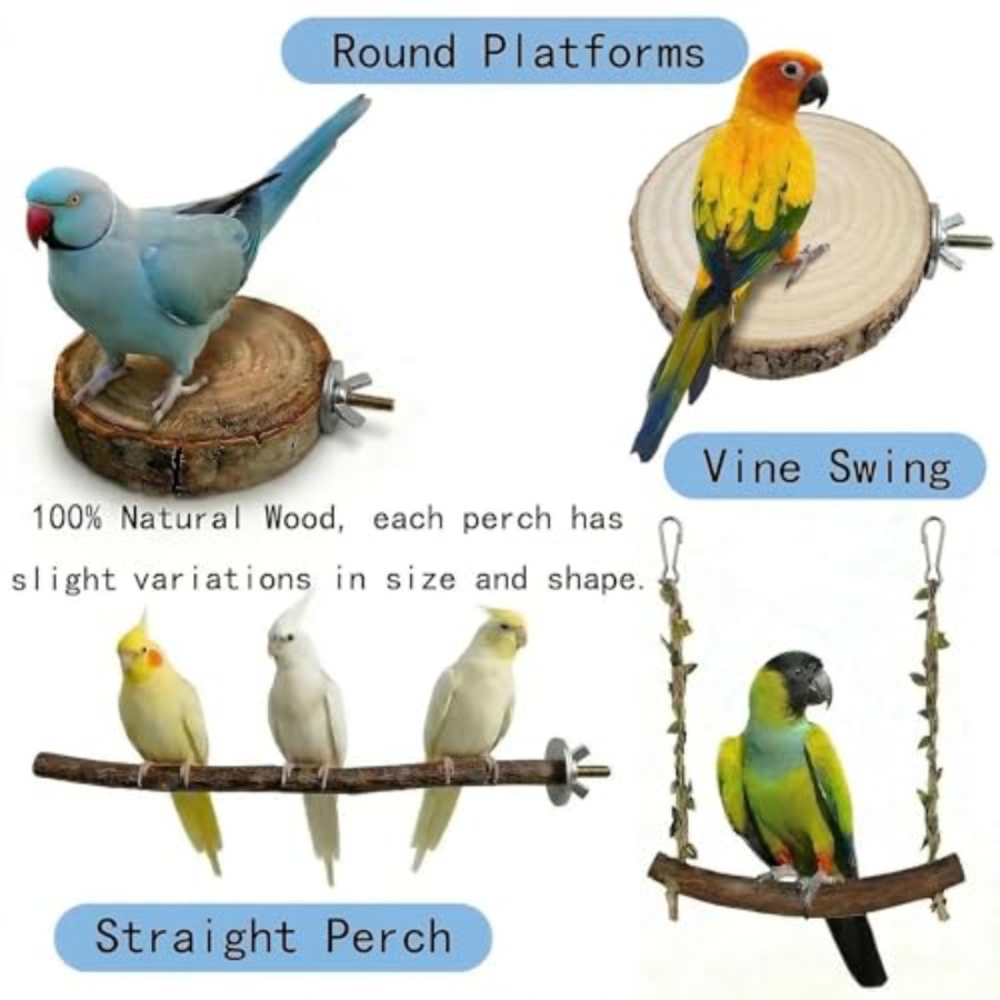 8PCS tempat bertengger burung  - Health & Wellness Fee ulasan dan harga