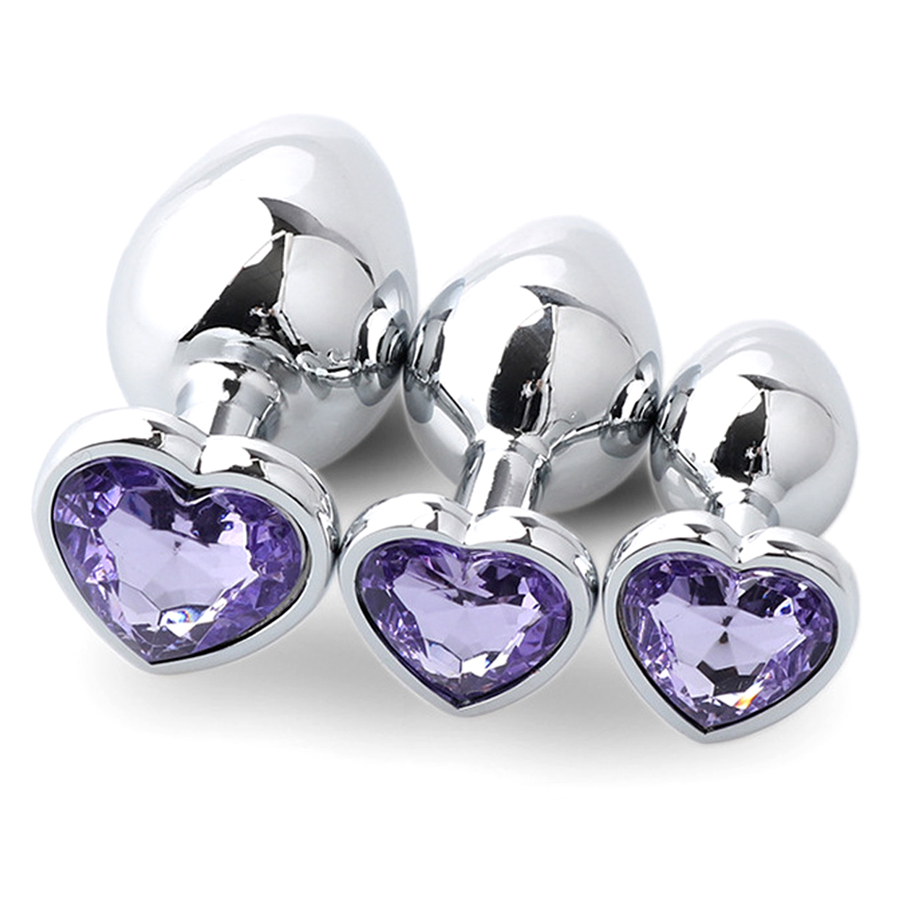 3PCS Anal Plug Logam untuk Pas - Health Wellness & Nutrition Center Llc ulasan dan harga
