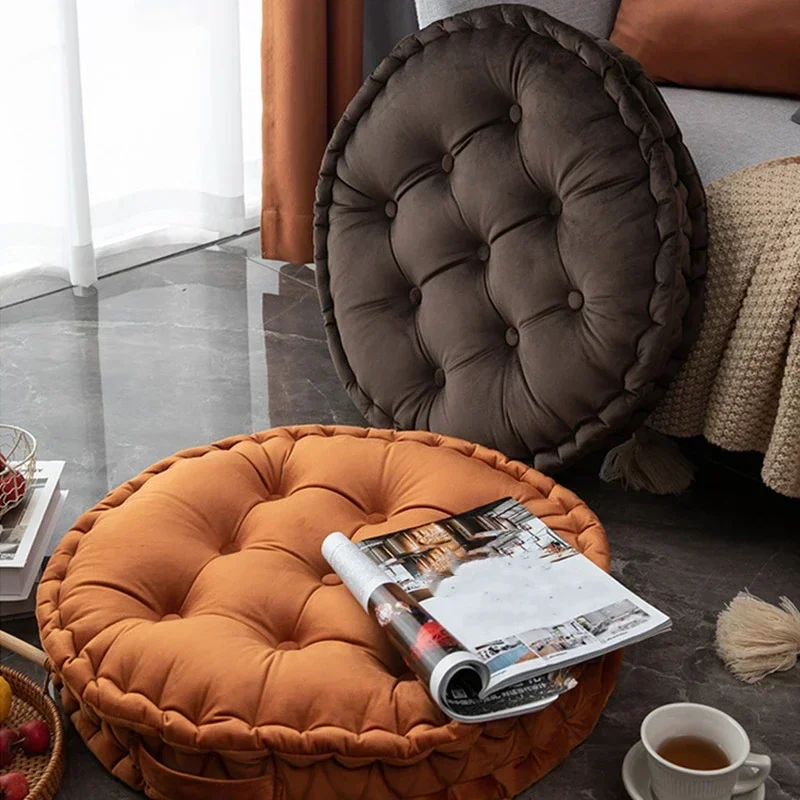 Bantal bulat Tatami beludru po - Meditation Cushion Zafu ulasan dan harga